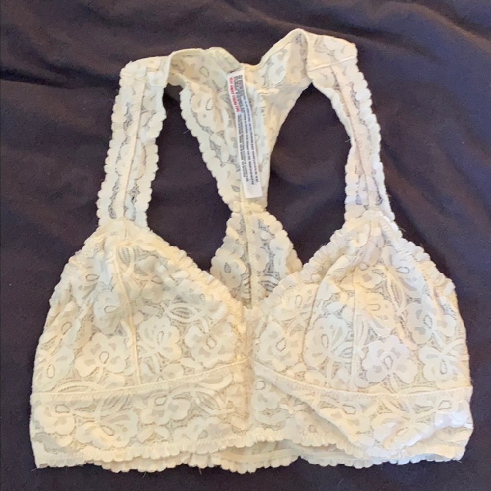 Free People Lace Bralette, Medium
